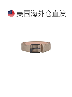 自营maison margiela奶油色腰带搭配简约设计和经典带扣-中性色
