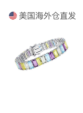 自营Ross-Simons Multi-Gemstone Tennis Bracelet in Sterling S