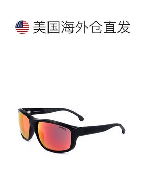 自营 Carrera男式61毫米红色太阳镜-黑红色 美国奥莱直发卡雷拉