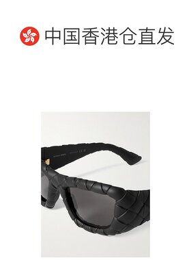 香港直邮Bottega Veneta 葆蝶家 女士 黑色 Intrecciato Rectangu