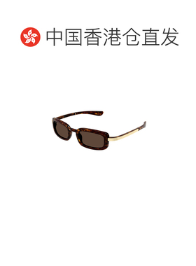 香港直邮GUCCI 男士太阳镜 GG1943S002 AW2025 棕色 Eyewear 矩形