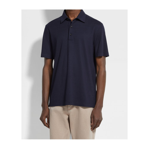 香港直邮Zegna 短袖Polo衫 UFV96A9FV7VL9杰尼亚男装 - 图2