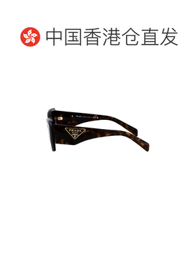 香港直邮PRADA 女士太阳镜 0PR13ZS2AU06B SS2025 黑色 0PR 13ZS