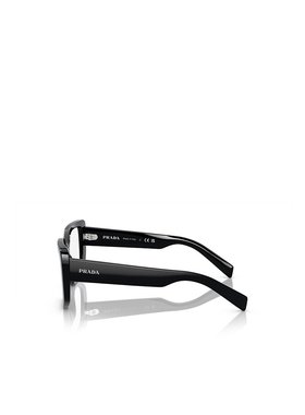 PRADA 女士眼镜 PRA04V1AB1O1 SS2024 黑色 几何框平光镜