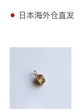 1h可退 日本直邮cui-cui 彩宝 椭圆 charm K10YG 绿松石 free 783
