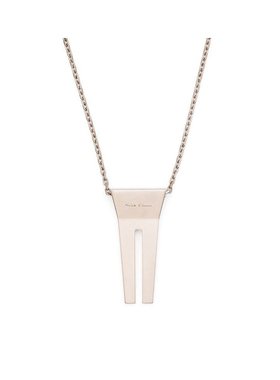 1h可退 RICK OWENS 男士项链 RJ0000024MMT128 CO 白色 徽标吊饰