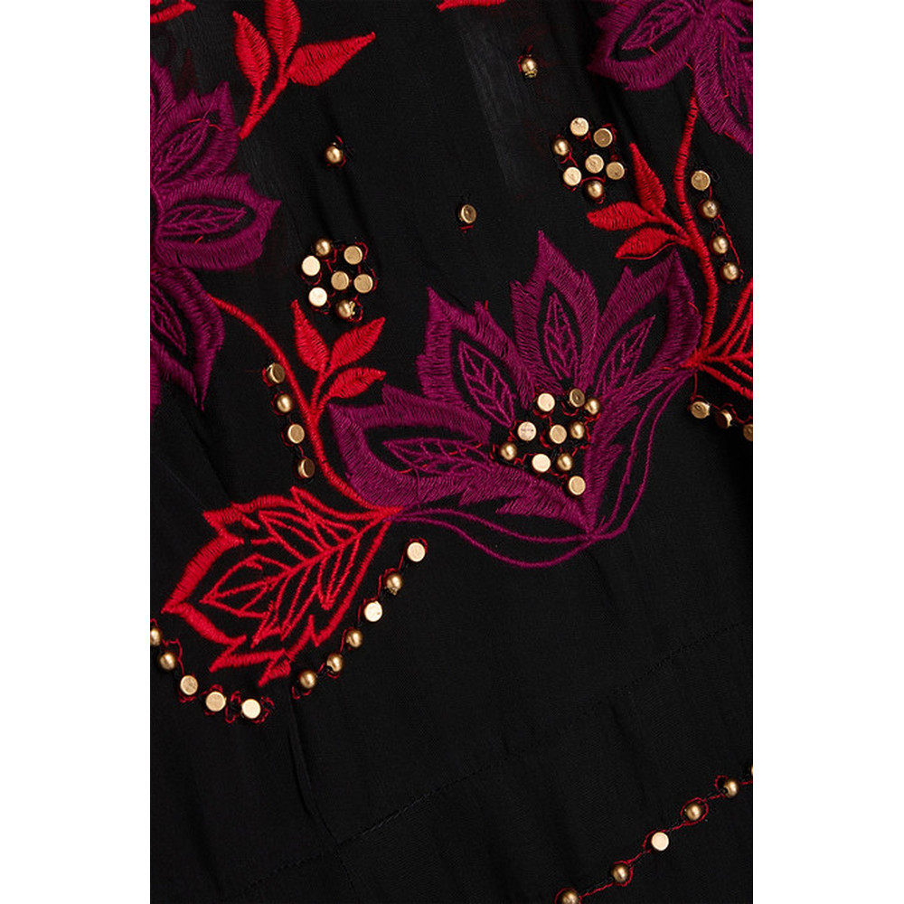 1h可退 香港直邮FARM RIO 女士 刺绣串珠精饰欧根纱中长连衣裙 32,淘宝优惠券,粉丝福利购,淘宝优惠卷