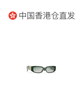 1h可退 香港直邮CHANEL 女士眼镜 CH55441791S3 CO 绿色 全框太阳