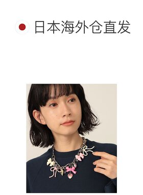 1h可退 日本直邮CAROLINA GLASER 女装 可爱猫咪吊坠 多彩串珠项
