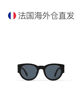 自营欧洲直邮LV路易威登 Clash男士黑色醋酸纤维圆形太阳眼镜