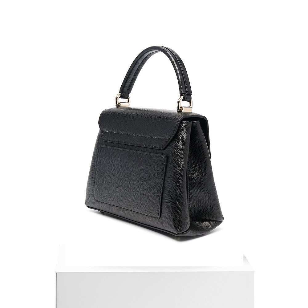 香港直邮潮奢 FURLA 芙拉 女士 BLACK LEATHER 1927 MINI BAG 单 - 图3