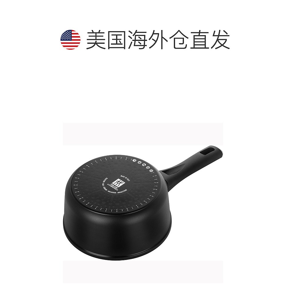 ZWILLING Madura Plus 锻造铝制不粘锅带盖 - 黑色 【美国奥莱】 - 图1