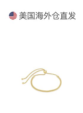 sterling forever纯银网状滑块手链 - 金色 【美国奥莱】直发