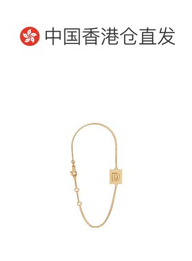 香港直邮CELINE 女士手链手镯 46B1D6BRA35OR SS2022 黄色 字母D