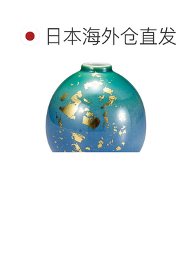 日本直邮九谷烧礼品包装 3.8合 金箔釉单花瓶花瓶单花瓶流行礼物