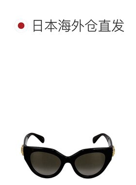 日本直邮Gucci 女士太阳镜 GG1408S 003黑色/棕色