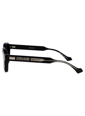 GUCCI 男士眼镜 GG1730S001 CO 黑色 几何框太阳镜