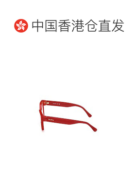 1h可退 香港直邮MAX MARA 女士眼镜 MM5184066 SS2026 红色 全框