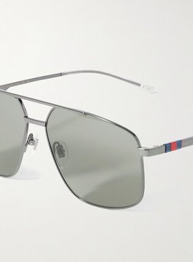 Gucci 古驰 男士 几何框太阳镜 GG1676S black黑色 舒适时尚