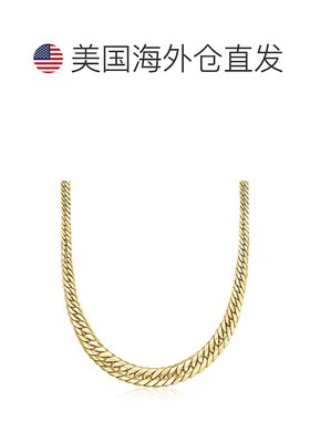 自营 Ross-Simons 意大利 18 克拉黄金渐变古巴链项链 - 18 英寸