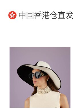 香港直邮GUCCI 女士眼镜 733350J07401012 古驰SS2023灰色