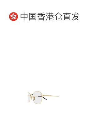 香港直邮GUCCI 男士眼镜 GG1956OK001 SS2025 白色 几何框平光镜