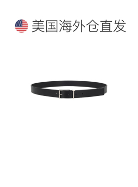 自营tom ford光滑小牛皮腰带-黑色 美国奥莱直发皮带
