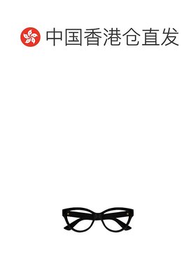 香港直邮GUCCI 女士眼镜 GG1581O001 CO 古驰 黑色几何平光镜