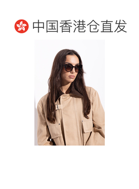 香港直邮PRADA 女士太阳镜 0PR19ZS02AU6S1 CO 棕色 