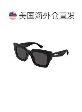 自营bottega venetaBV1212S 001黑色/灰色-黑色 美国奥莱直发