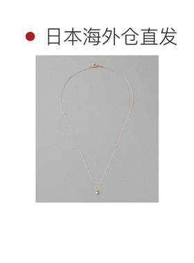 日本直邮ete 女士 K10雾粉金钻石心形项链 761883吊坠