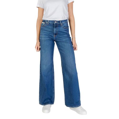 自营Calvin Klein Jeans Cotton Boyfriend Women's Jeans - blue - 图0