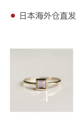 1h可退 日本直邮cui-cui 天然紫水晶 K10YG黄金戒指 755475cuicui