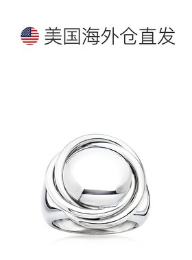 自营Ross-Simons Italian Sterling Silver Big Bead Knot Ring -