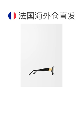 自营欧洲直邮Loewe罗意威 Coil Cateye女士黑色醋酸纤维猫眼形太