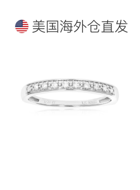 自营vir jewels1/10 cttw Lab Grown Diamond Wedding Band in St