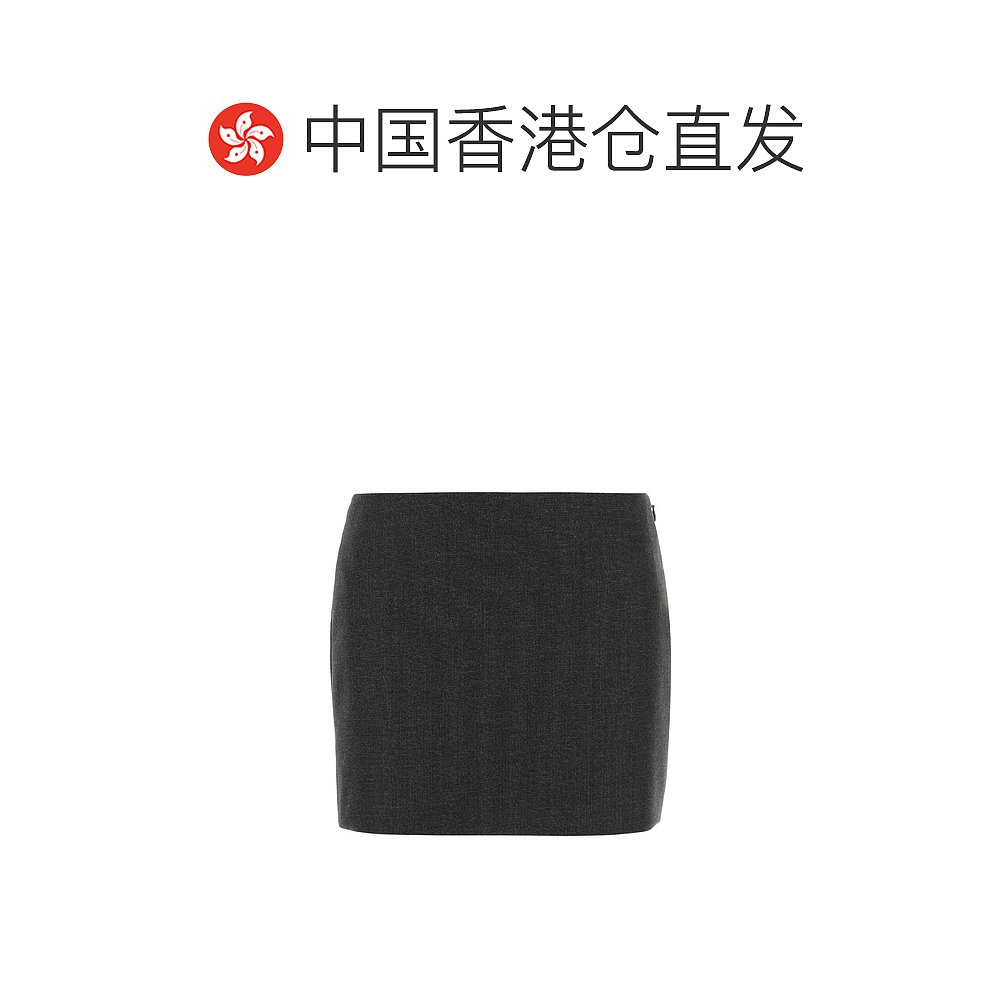 1h可退 香港直邮潮奢 Givenchy 纪梵希 女士 灰色短裙 BW40ZS14FU - 图1