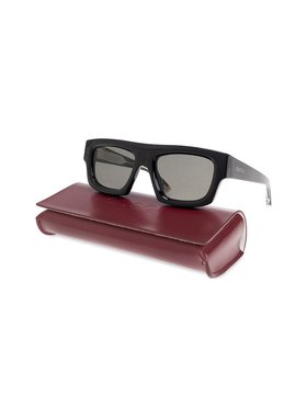 GUCCI 男士太阳镜 823843J07401012 CO 黑色 矩形镜框太阳镜