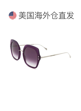 自营Isabel Marant女式55毫米紫银太阳镜-紫银 美国奥莱直发