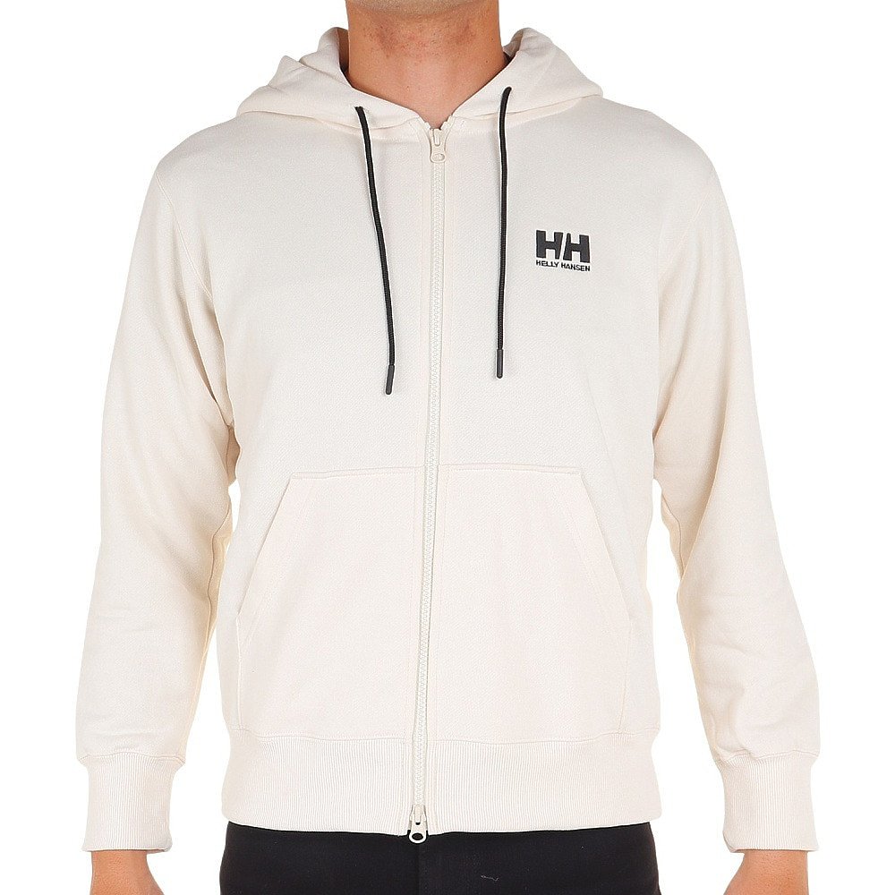 日潮跑腿海丽汉森 Helly Hansen（男式）徽标全拉链运动连帽衫 HH - 图2