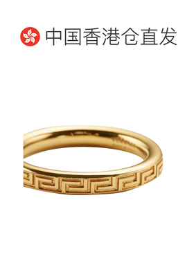 香港直邮VERSACE 男士戒指 DG56785DJMT3J000 AW2025 金色 ANELLO