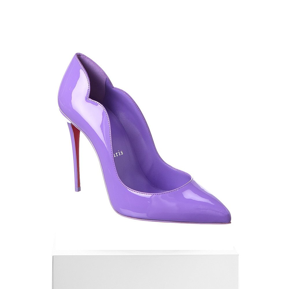 Christian Louboutin Hot Chick 100 专利高跟鞋 - 紫色 【美国奥 - 图3