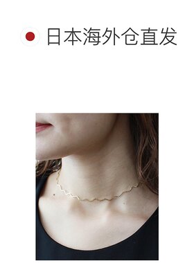 1h可退 日本直邮Three Four Time 女士波浪链短款项链 85050860