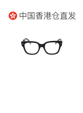 香港直邮CELINE 女士眼镜 CL50066I090 CO 黑色 徽标平光镜
