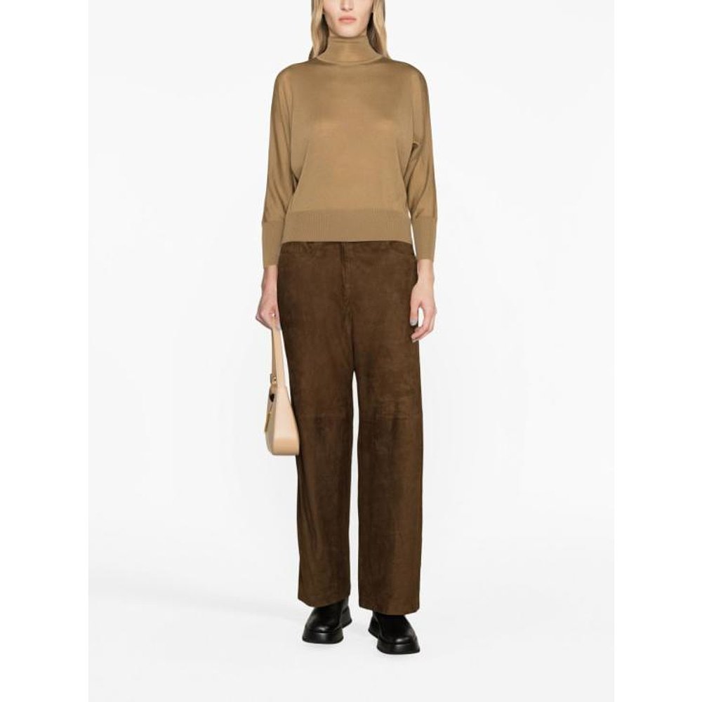 MAX MARA23FW毛衣女13660239600TALEA009CAMEL - 图0