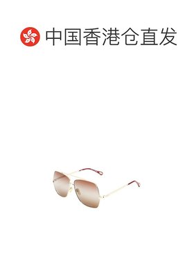 1h可退 香港直邮CHLOÉ 女士眼镜 CH0278S001 SS2025 灰色 徽标太