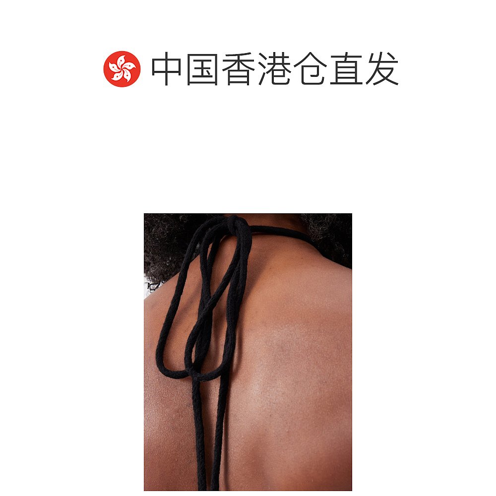 香港直邮潮奢 Acne Studios 艾克妮 女士Tasca Text 边绑带挂脖上 - 图1