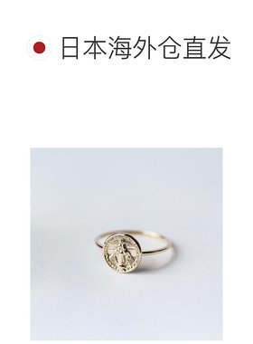 1h可退 日本直邮cui-cui 奇迹徽章戒指 K10YG 756303