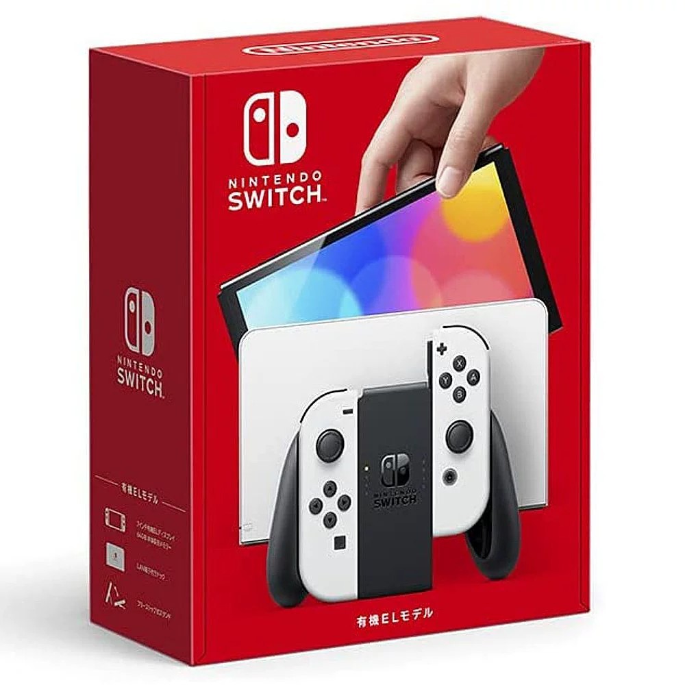 Nintendo/任天堂Switch日版掌机游戏机NS单机OLED彩色-图0