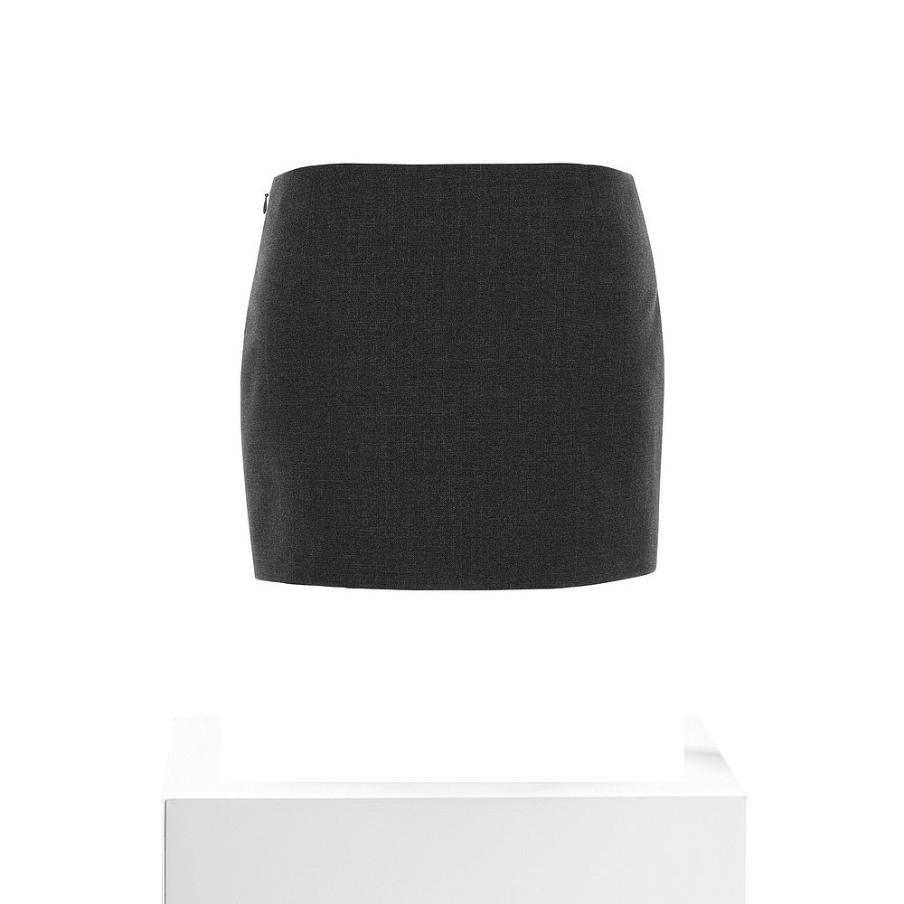 1h可退 香港直邮潮奢 Givenchy 纪梵希 女士 灰色短裙 BW40ZS14FU - 图3